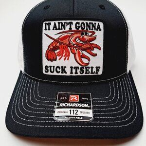 Richardson 112 Mesh Snapback Cap Hat Embroidered It Ain't Gonna Suck Itself